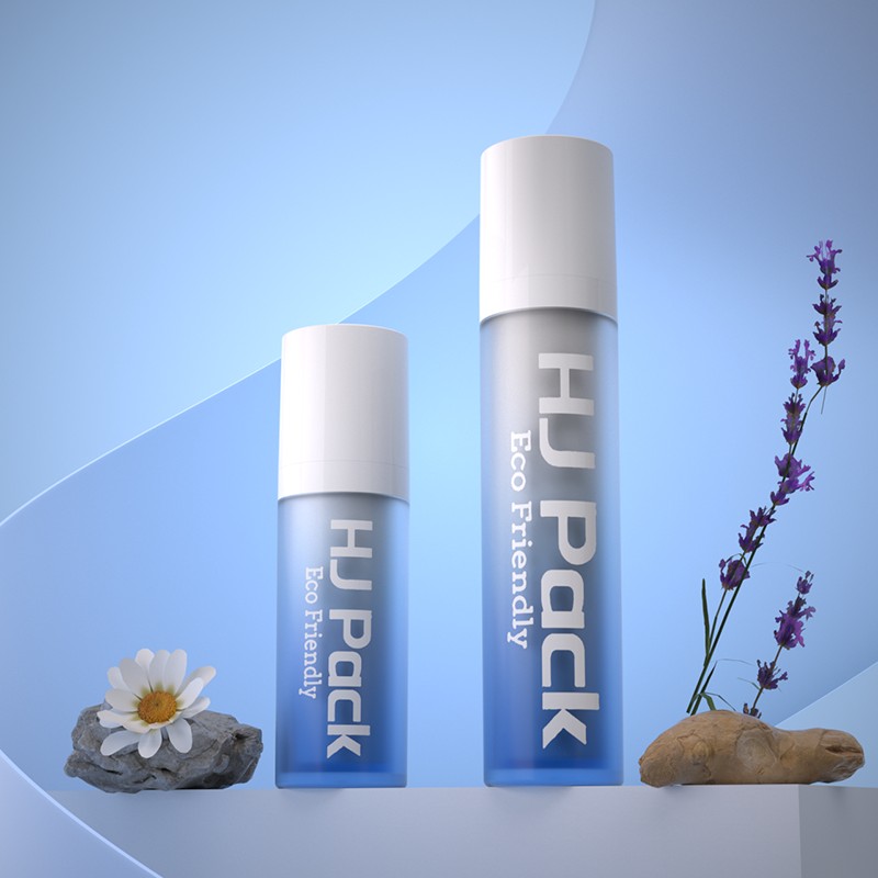 25 mm 10 ml 15 ml pyörivä kaksiseinäinen ilmaton pullo kosmeettinen pakkaus